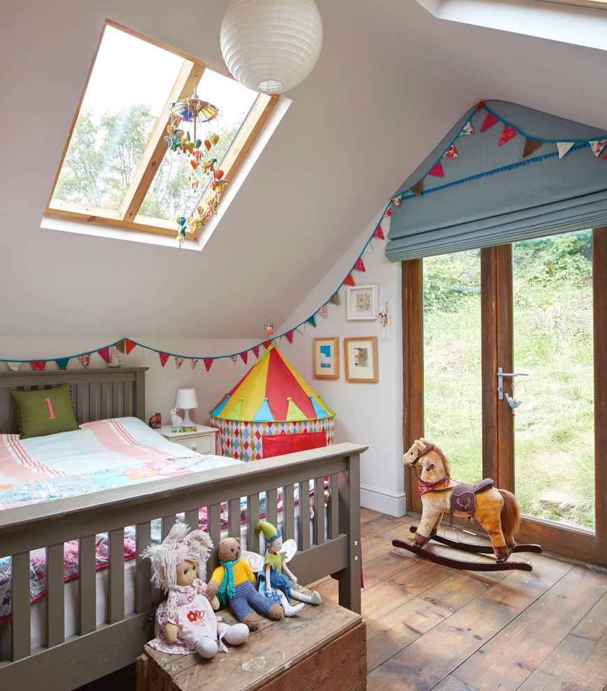 Inspiration for an eclectic kids' room in Devon.