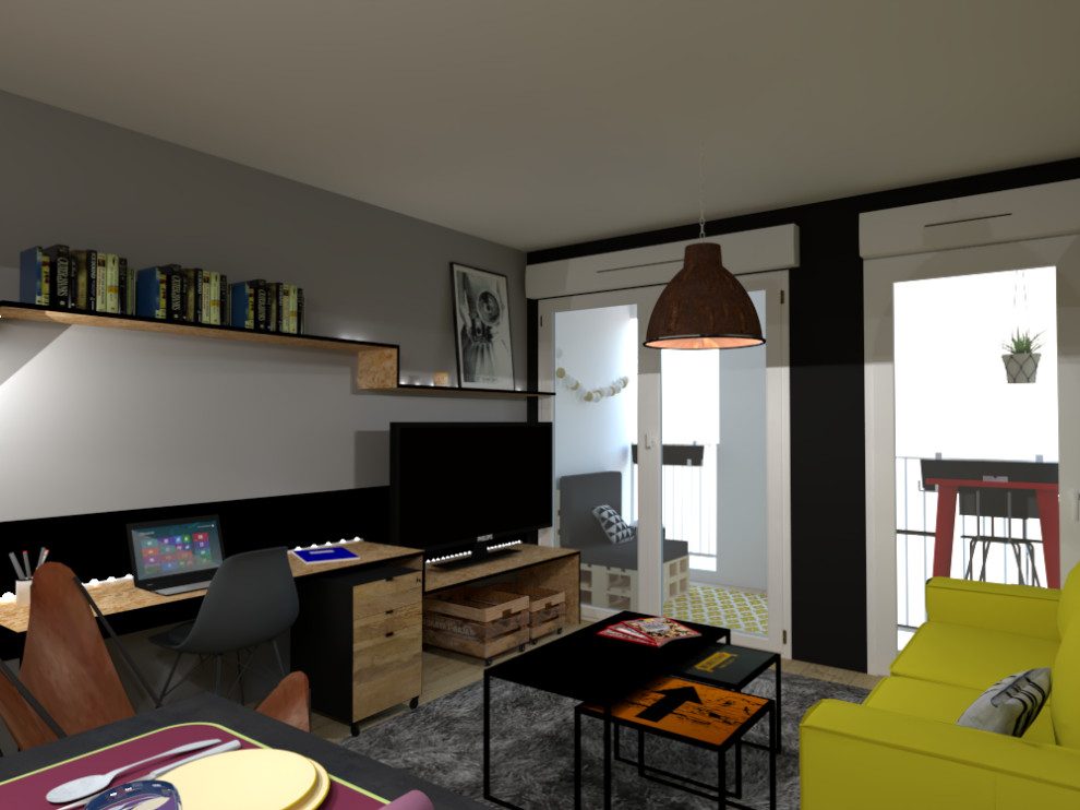 vue 3D salon