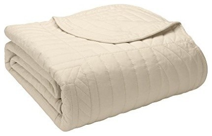 Details about   Madison Park Quebec Luxury Oversized Quilted Throw Ivory 60X70 Premium Soft Cozy