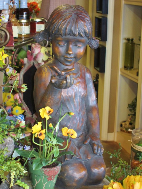 Girl Garden Statue