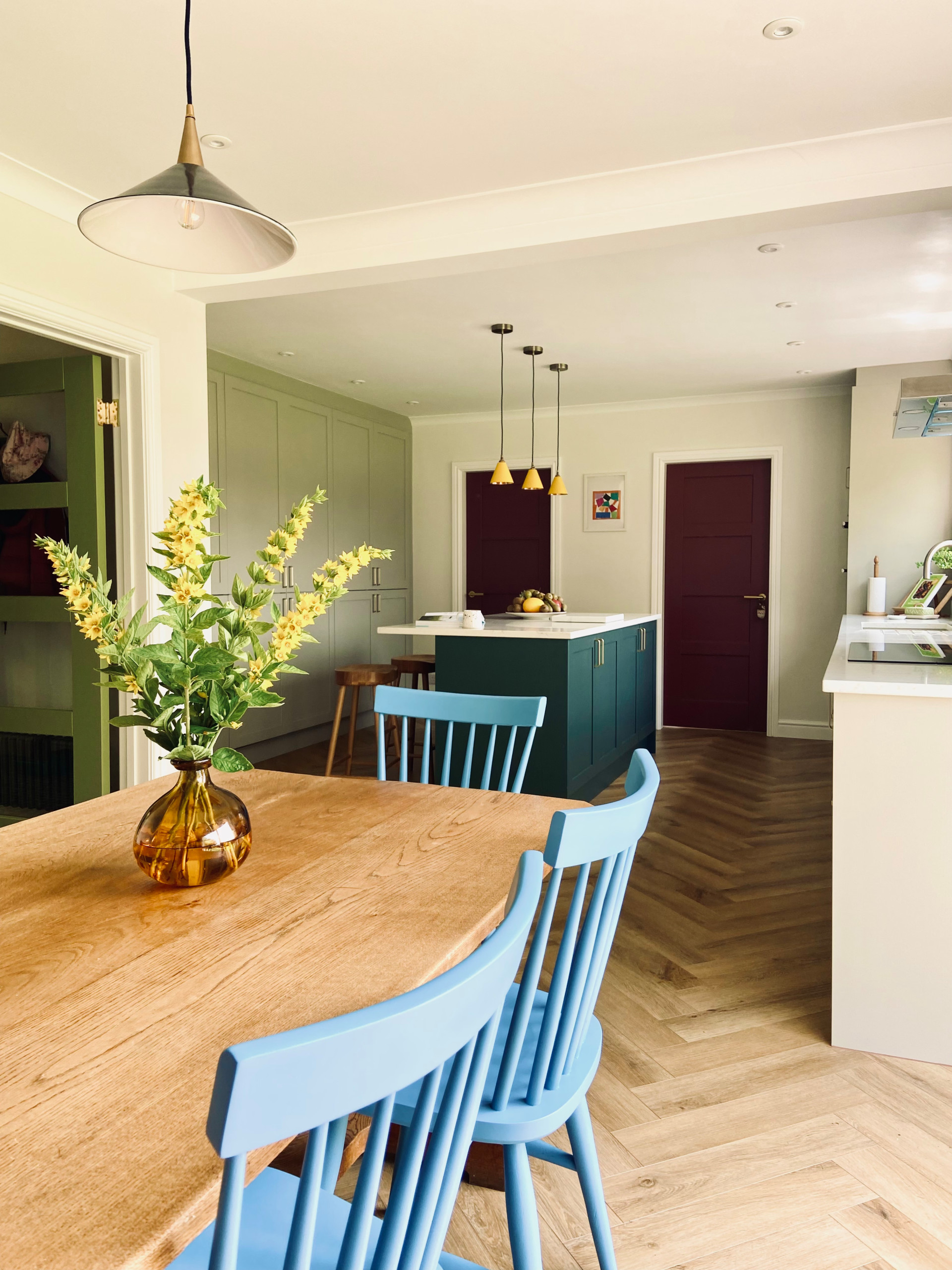Family kitchen and hall remodelling