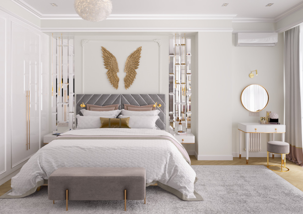 Визуализация спальни 36м2