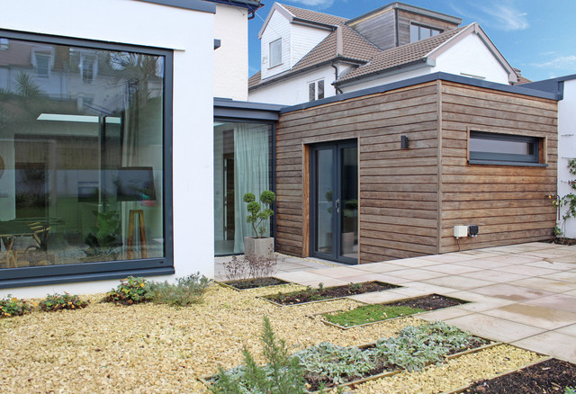 Courtyard House contemporary-fasad