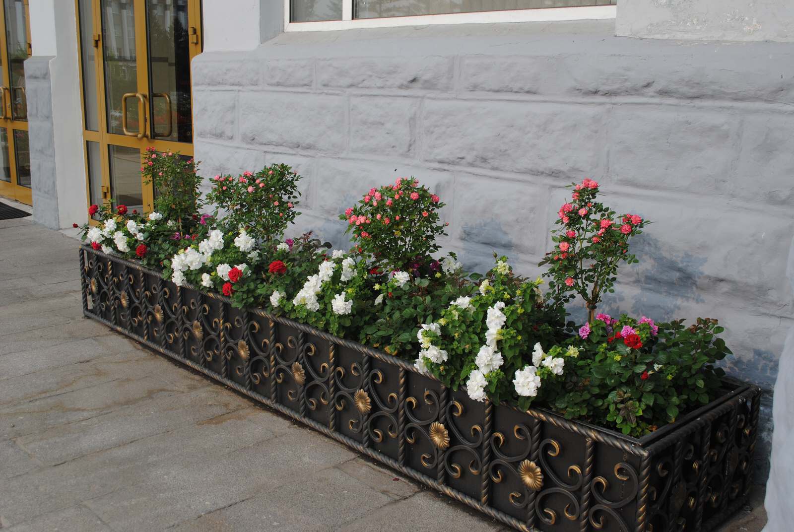 Посев газона, посадка саженцев. посадка многолетних цветов, укладка дорожки, авт