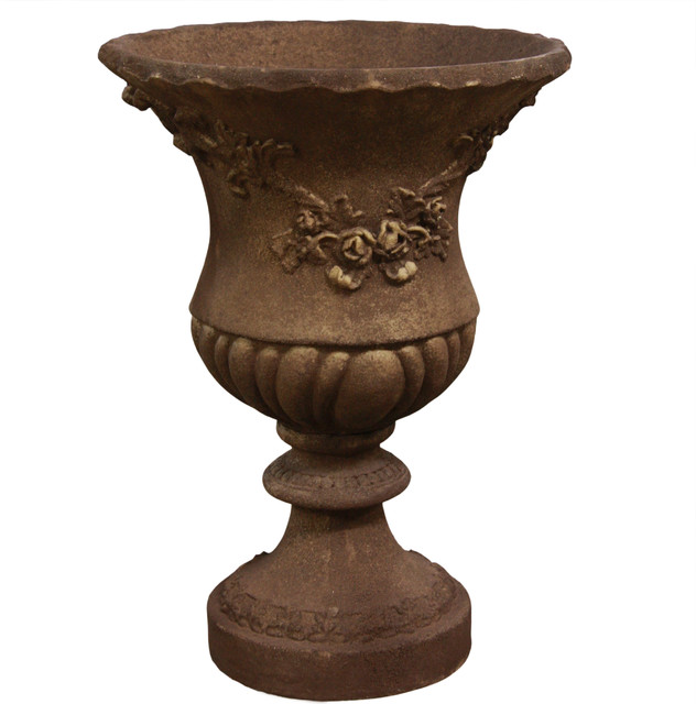 Hamlin Decorative Urn Planter Outdoor Pots And Planters by Orlandi