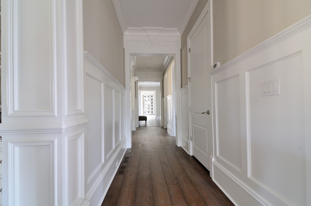 Design ideas for a transitional hallway in Atlanta.