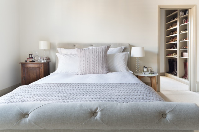 Clapham Refurb transitional-bedroom