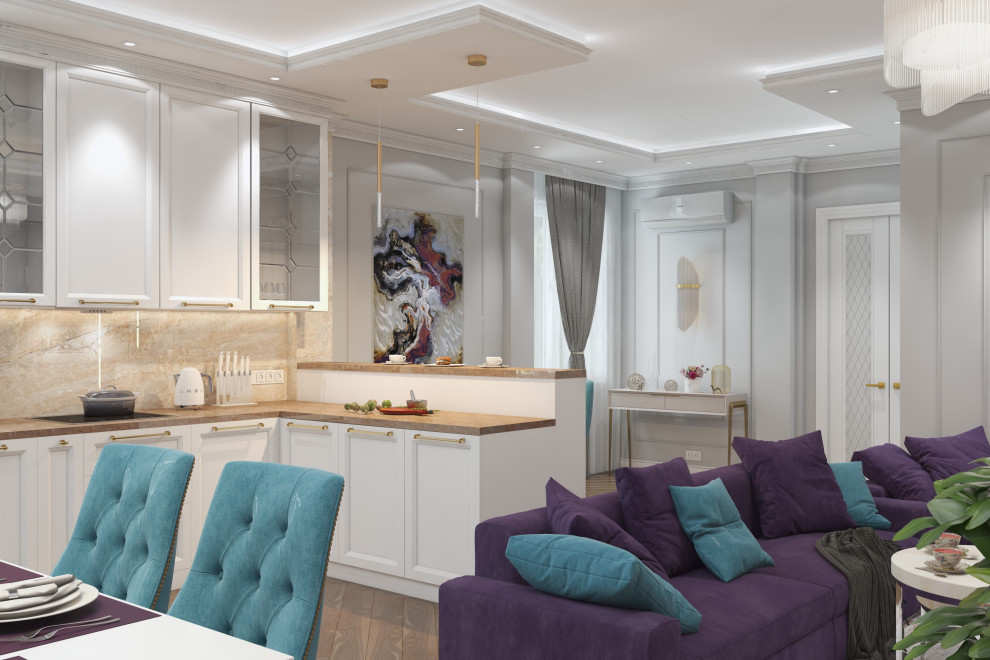 Дизайн 3-х этажного дуплекса