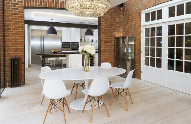 Grade II listed Home Renovation contemporary-dining-room