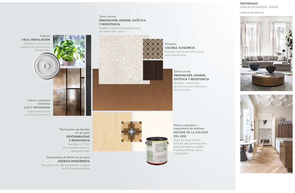 Moodboards - Materiales