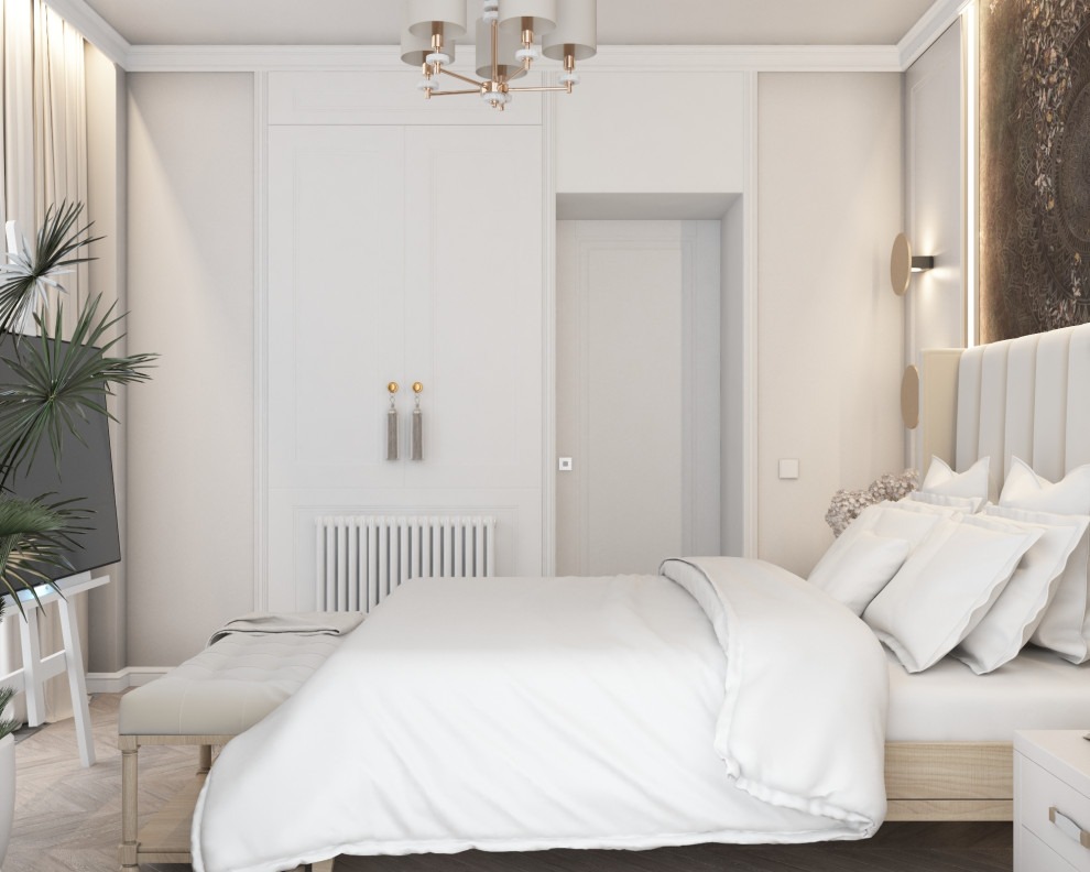 Легкая спальня в стиле современная классика