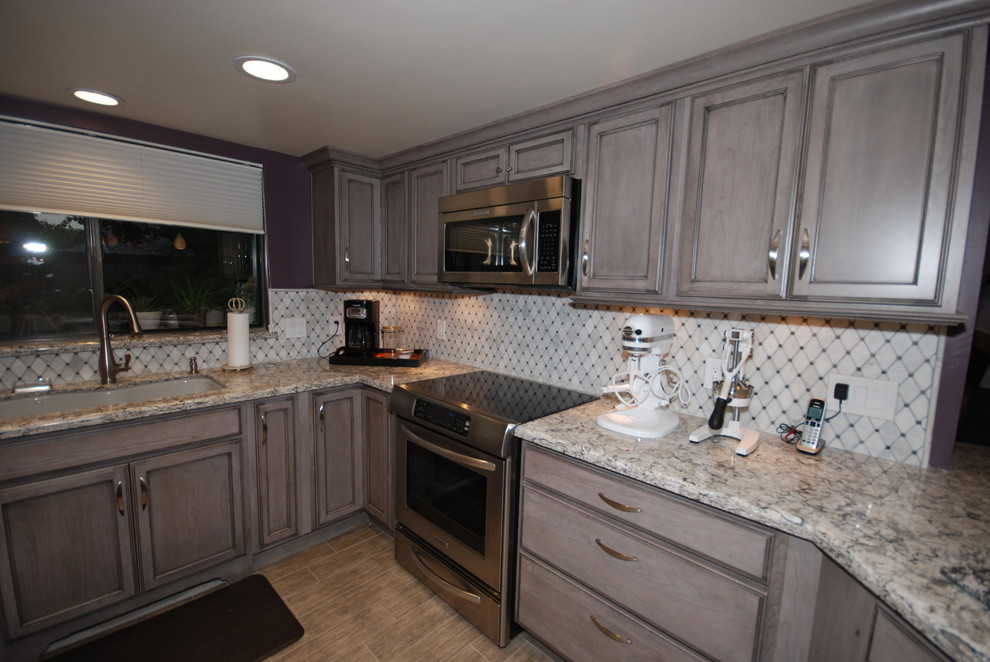 Elegant kitchen photo in Other