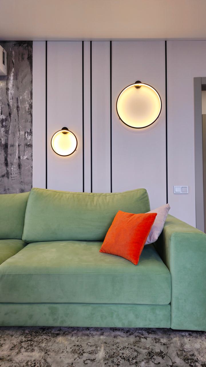 Квартира с цветными акцентами