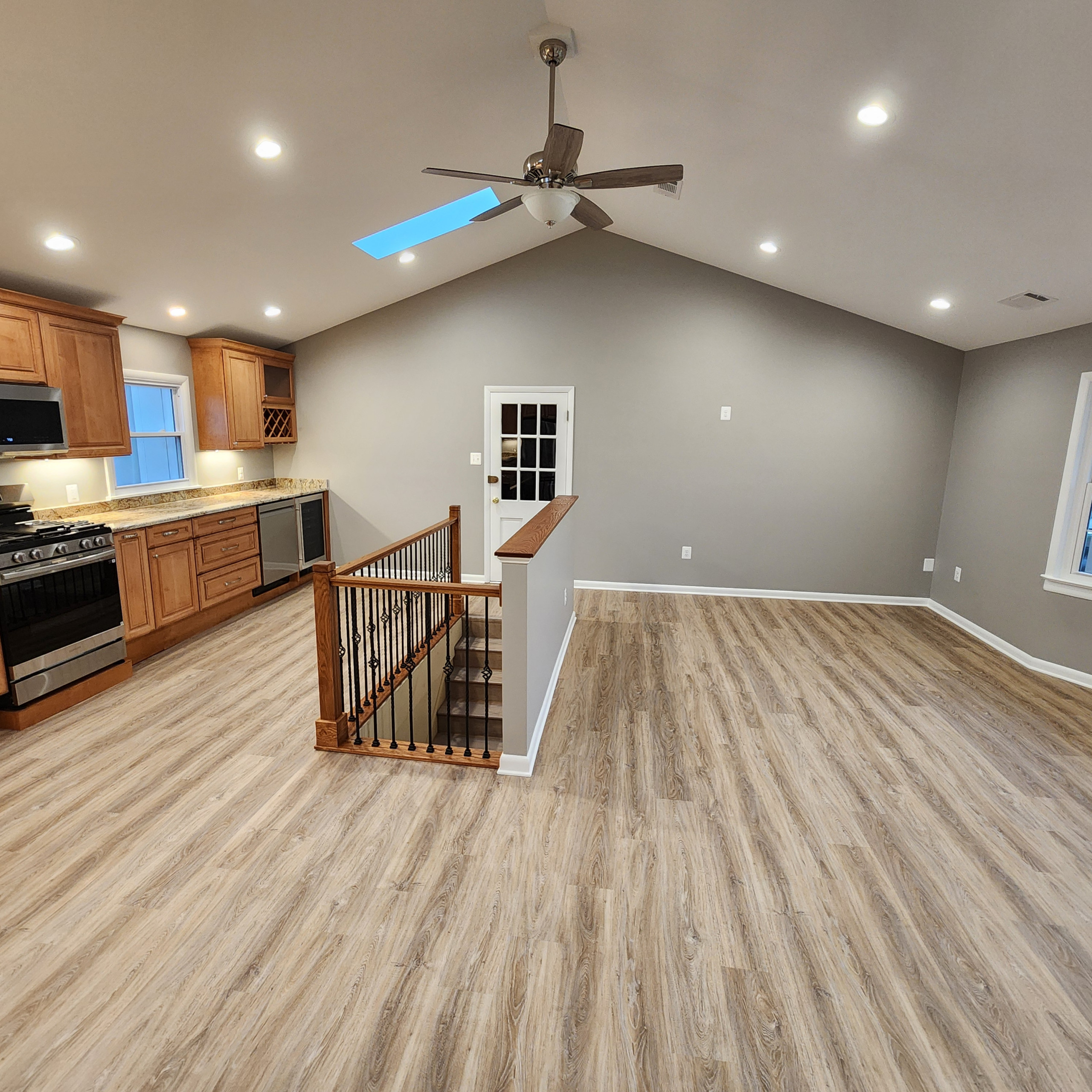 1st Floor Renovation with New Vaulted Ceilings