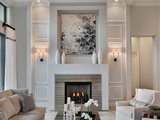 Transitional Living Room by JMDG Architecture | Planning + Interiors