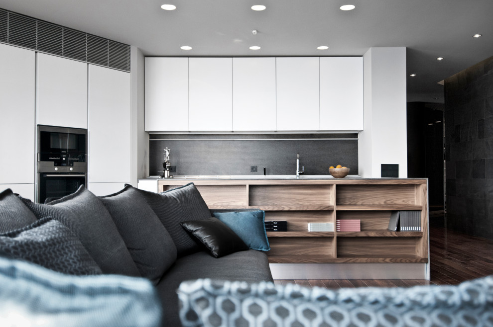 Modern Apartment Slate&Walnut