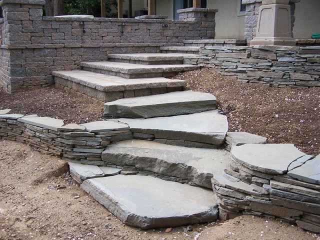 Hardscaping clasico-fachada