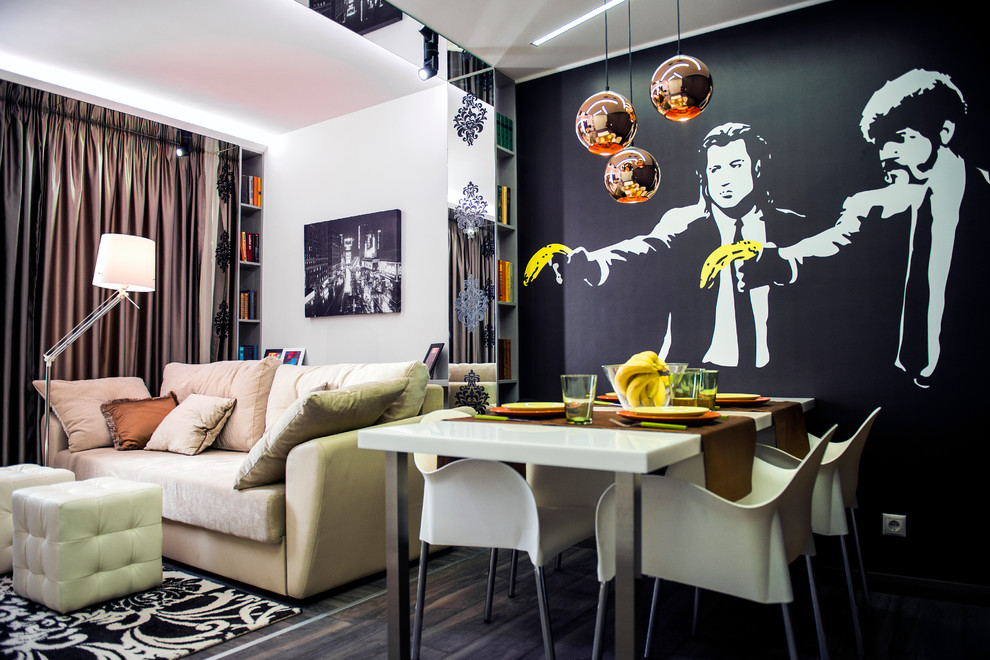 Гостиная в проекте "Чистая работа"