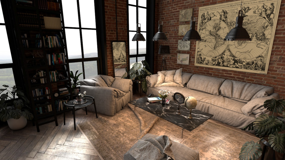 Квартира в стиле Лофт