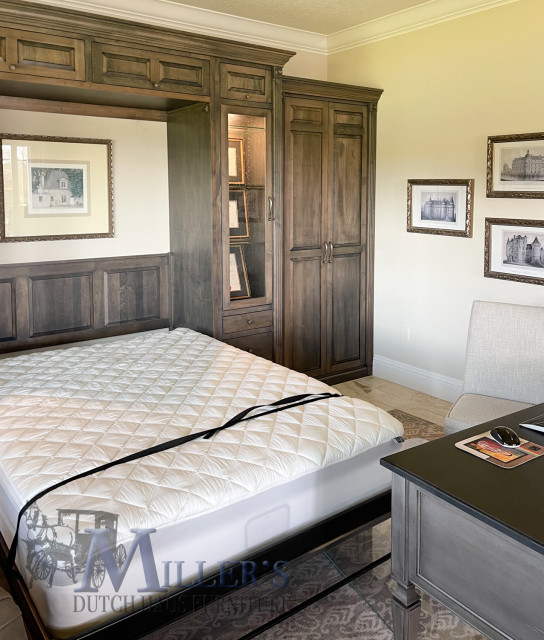 Transitional Office Murphy Bed transitional-home-office