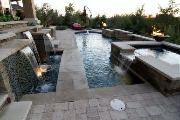 Custom Work mediterraneo-piscina