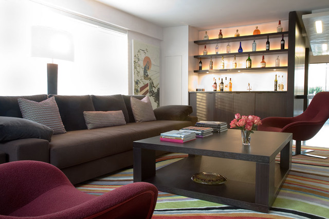 Downtown Duplex trendy-dagligstue