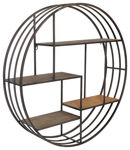 Round Shelving Unit - Industrial - Display & Wall Shelves - by EMDE