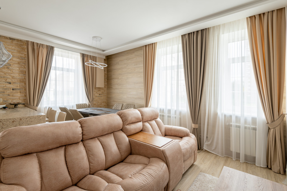 Шторы в таунхаусе