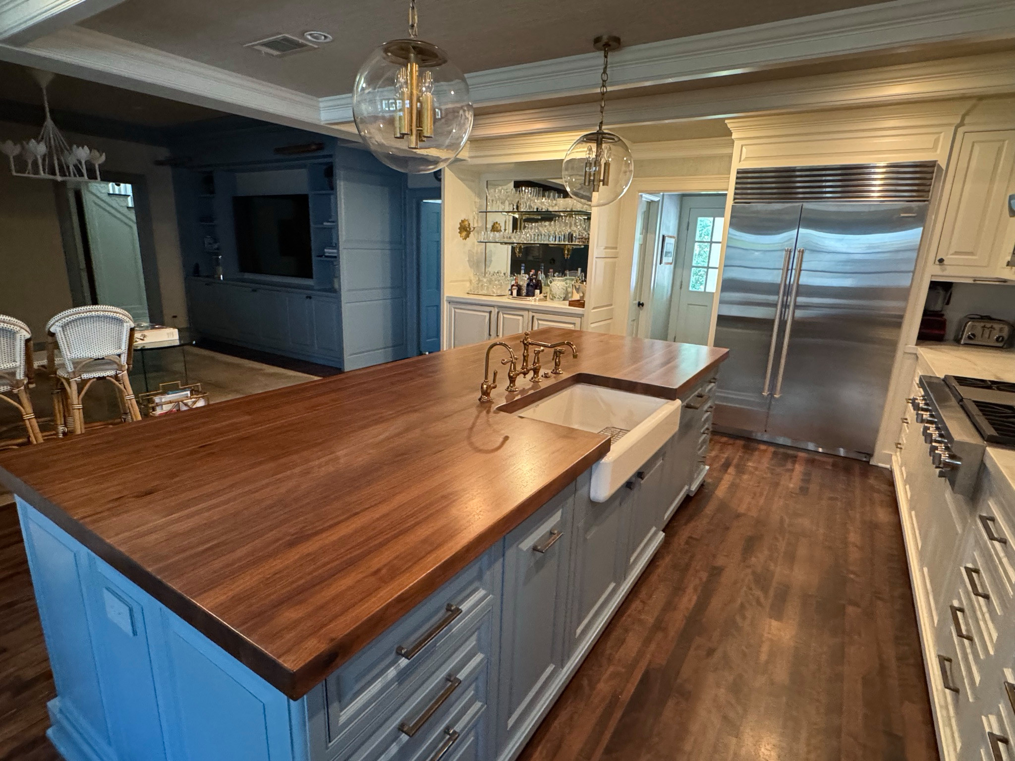 Edge Grain Wood Countertops