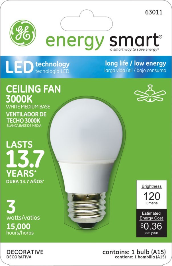 GE Energy Smart 10W Replacement (1.8W) Globe G16.5 LED Bulb