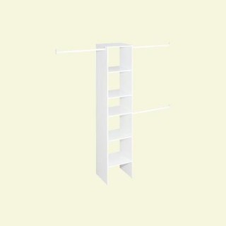 Closetmaid Selectives 16 In White Custom Closet Organizer 7032 Closetmaid Selectives 16 In White Custom Closet Organizer 7032 Contemporary Organizers By The Home Depot