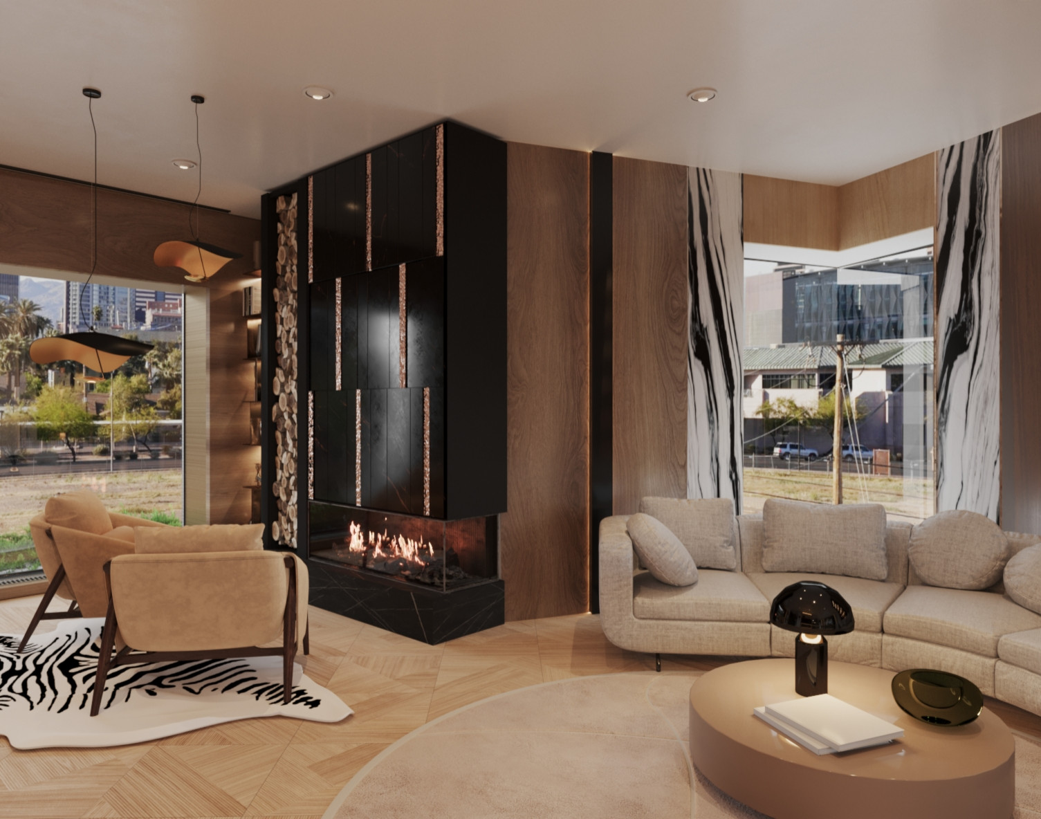 каминная зона