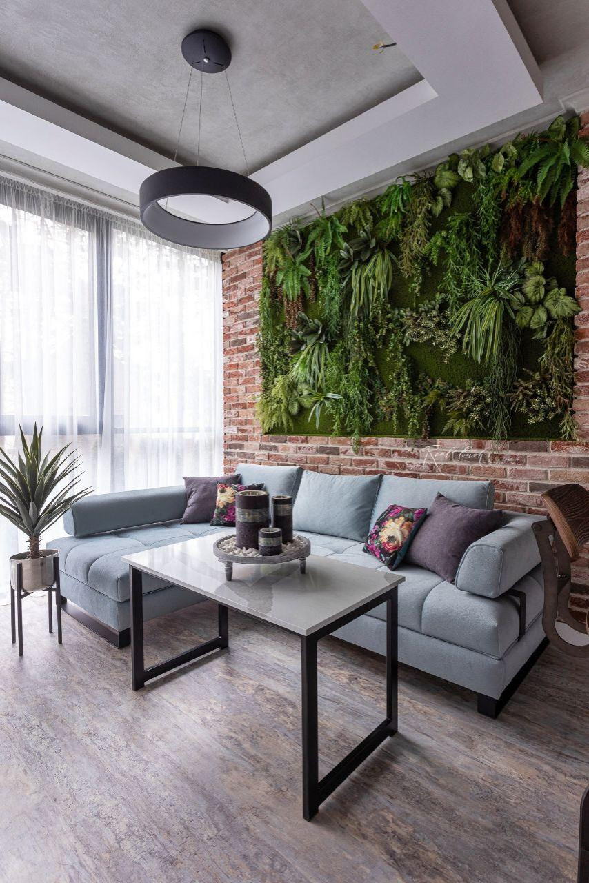 Вертикальное озеленение в эко-лофте