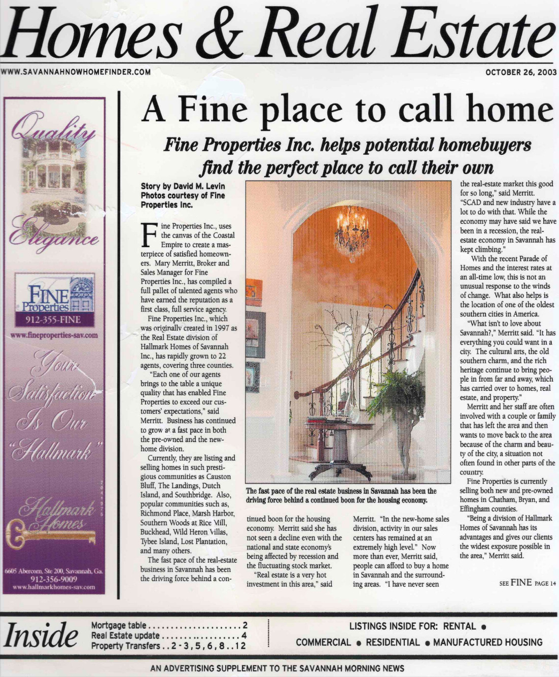 Real Estate & Press
