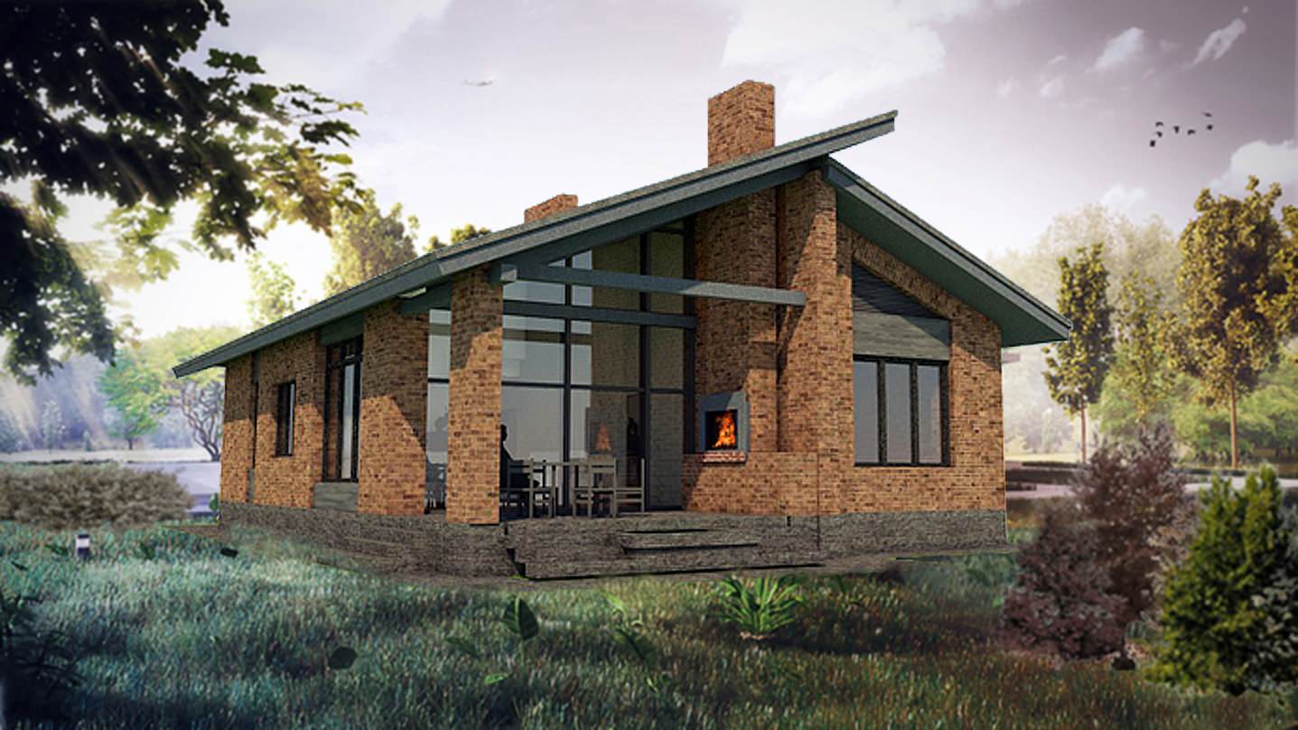 Проект одноэтажного дома