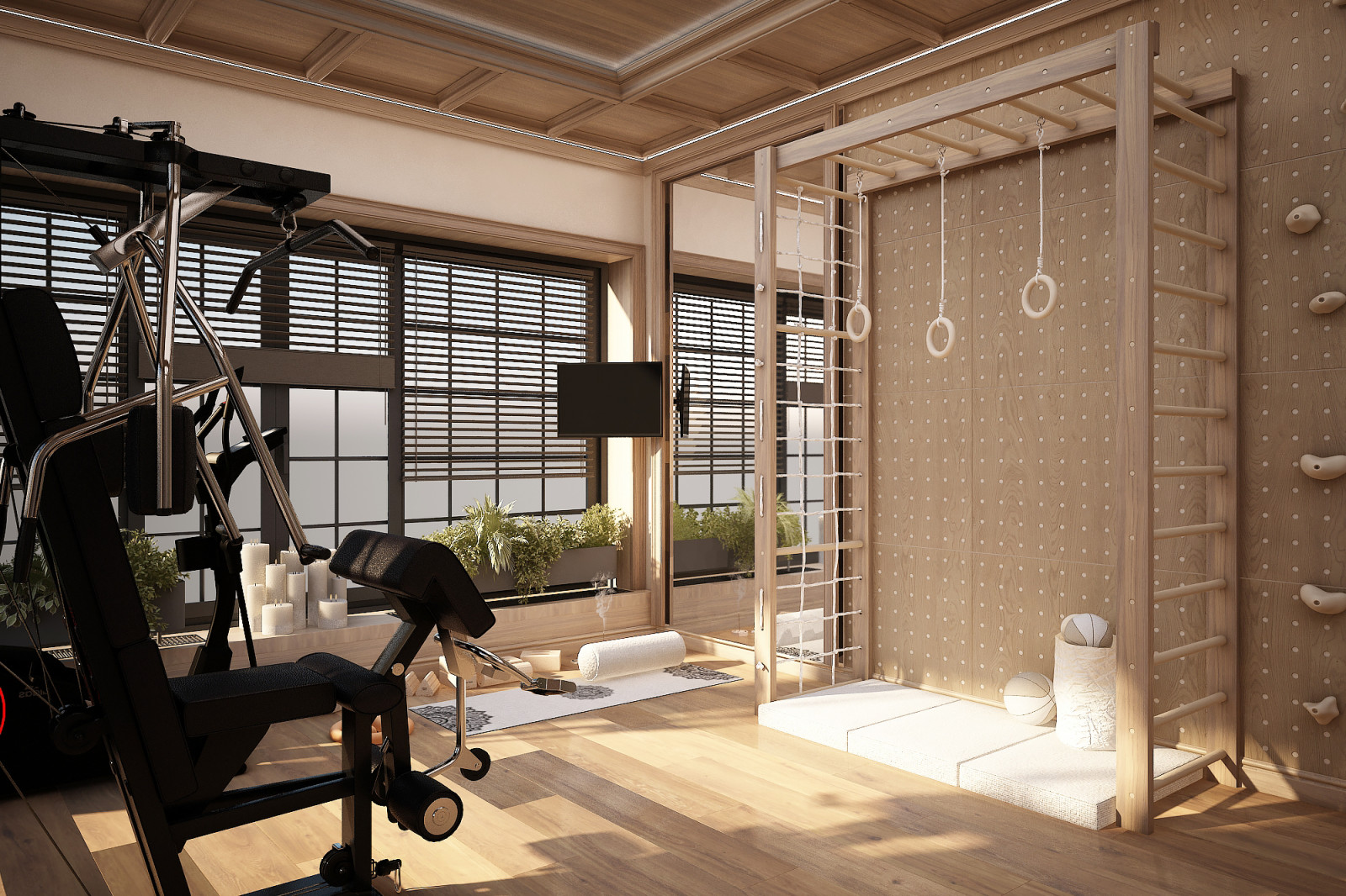 Спортзал, 3-я просека