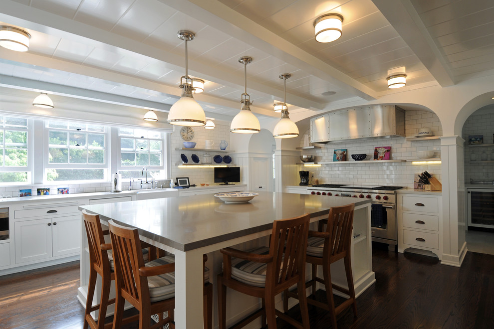 Colonial Revival - Traditional - Kitchen - Los Angeles - by Courtney ...