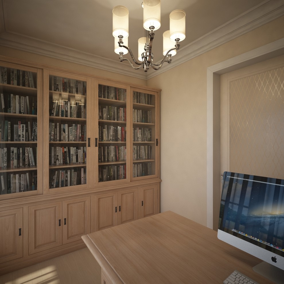 Светлый дом в неоклассическом стиле