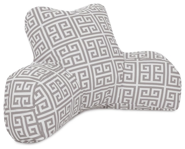 Gray Towers Reading Pillow - Asian - Floor Pillows And Poufs - by VirVentures