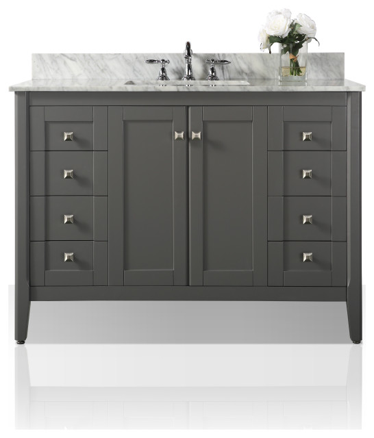 Shelton Bath Vanity Set Transitional Bathroom Vanities And Sink Consoles By Ancerre Designs Houzz Shelton Bath Vanity Set Transitional, Bathroom Vanity Set With Top