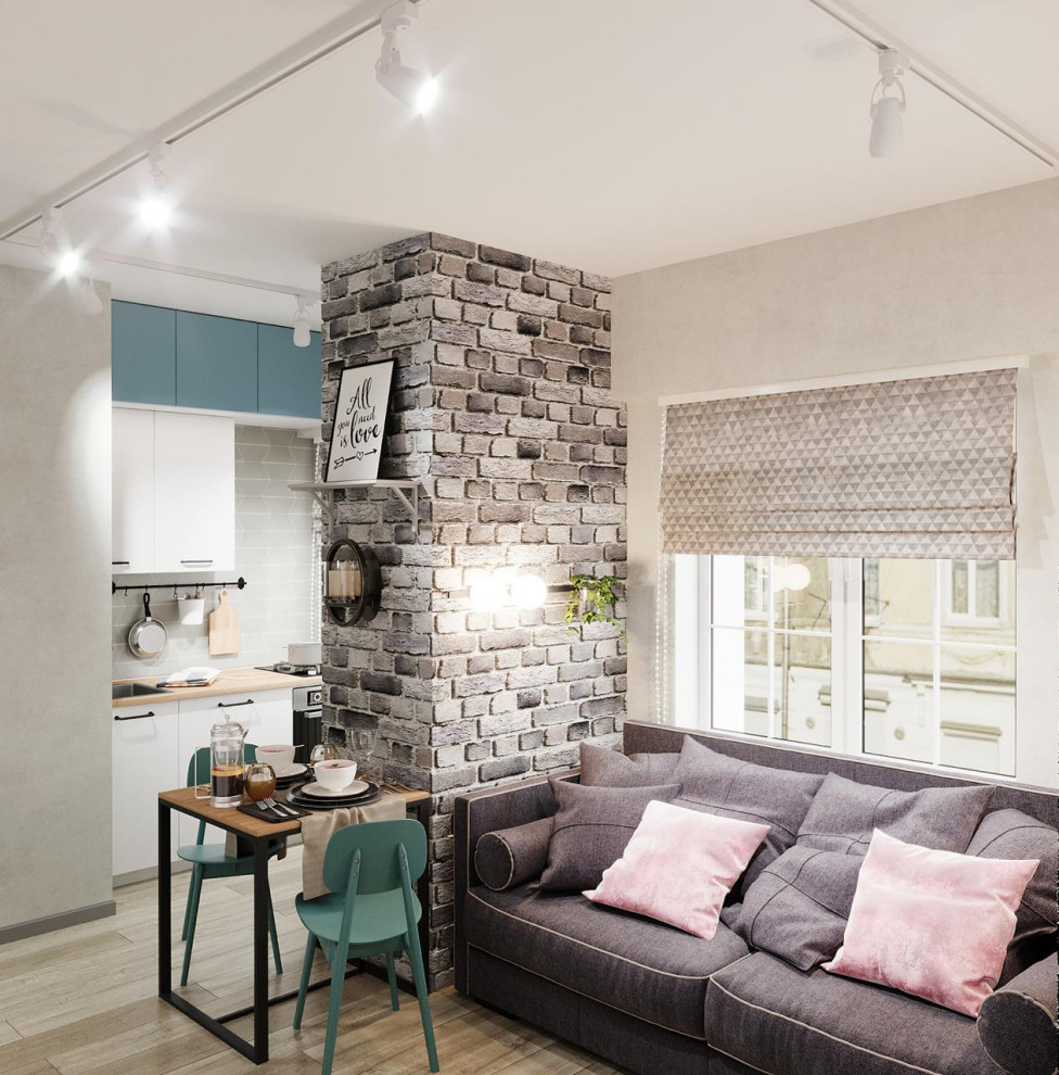 Проект квартиры площадью 32 кв.м.