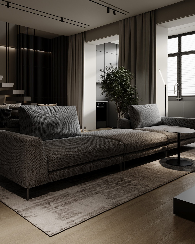 Дизайн проект двухэтажной квартиры