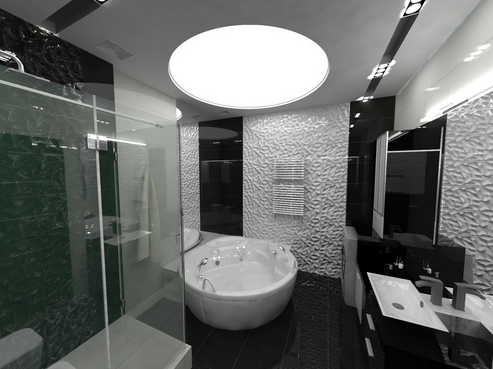 квартира стиль хай тэк + футуризм