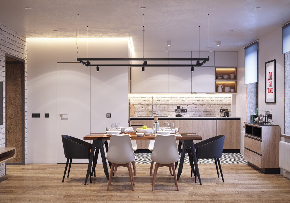 Дизайн квартиры в индустриальном стиле