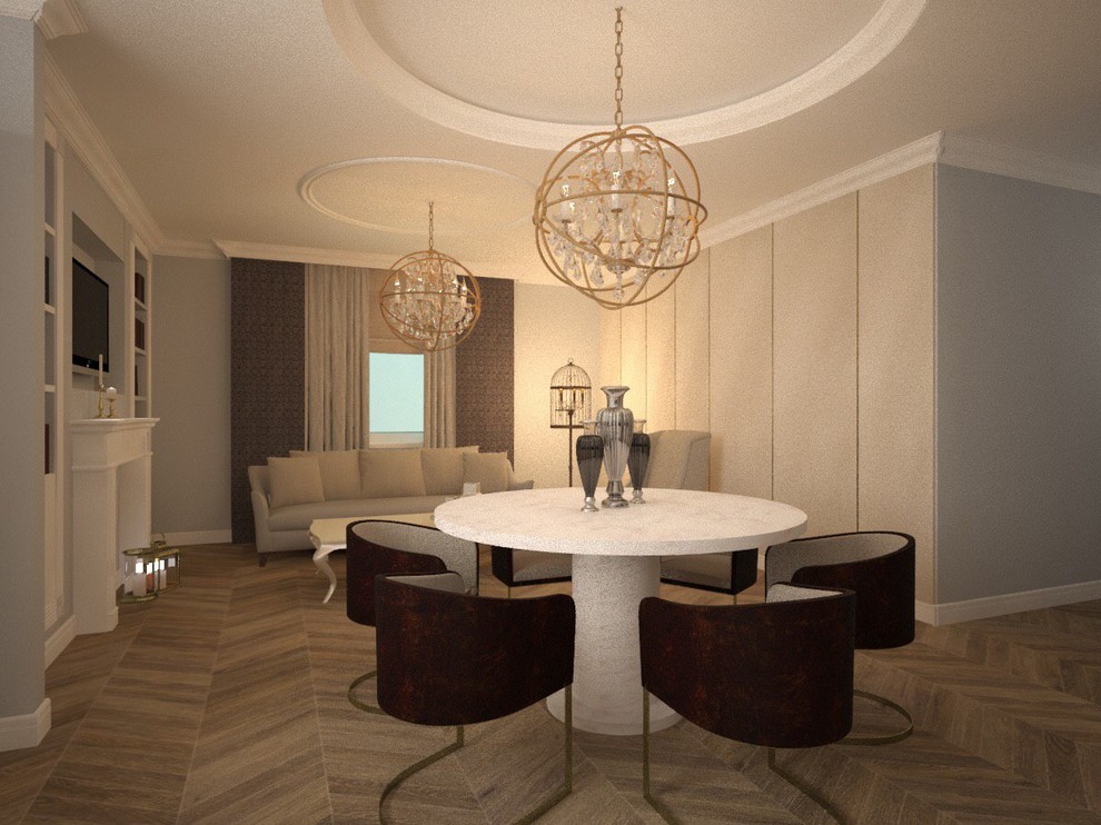 Элегантная квартира в стиле ар-деко