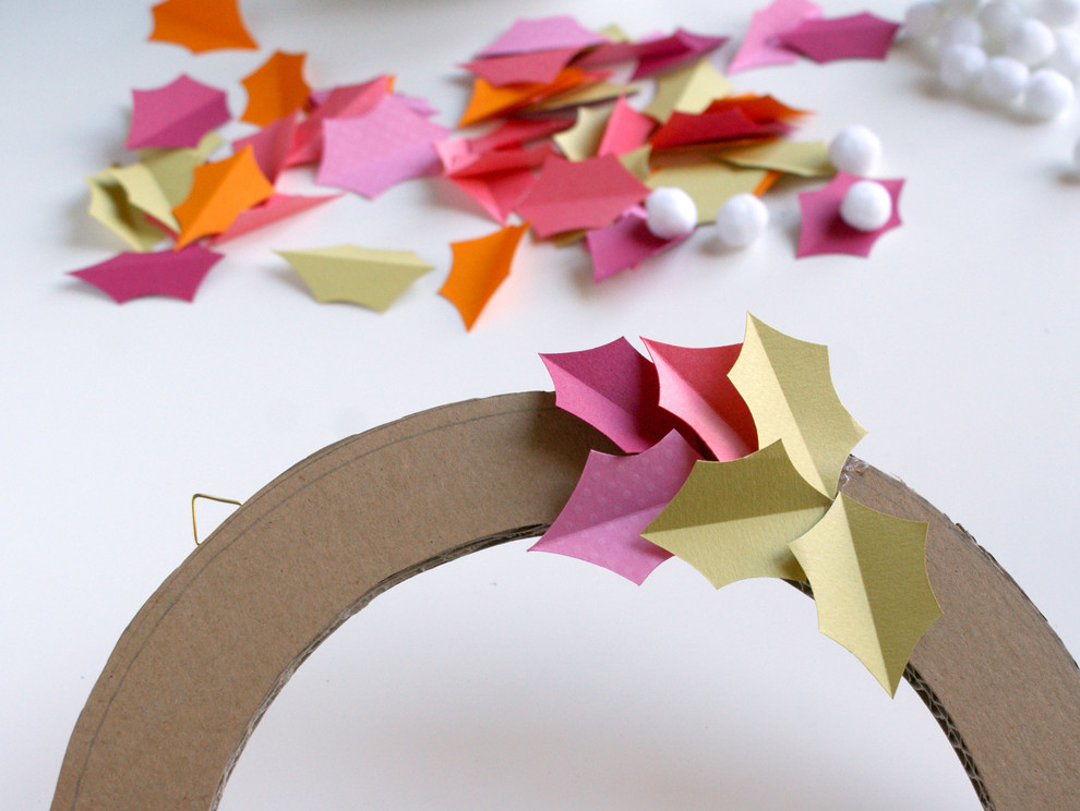 DIY: Herbstkranz aus Papier basteln