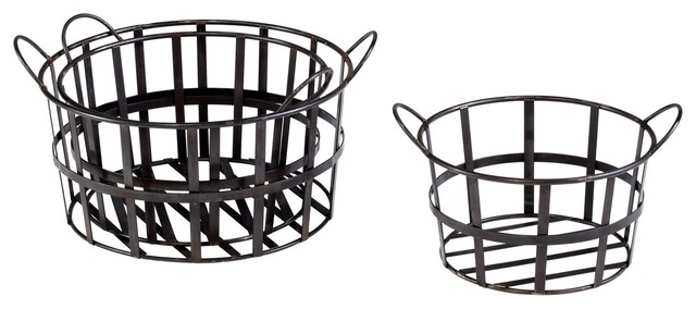 Cyan Design Barn Basket, Set of 3