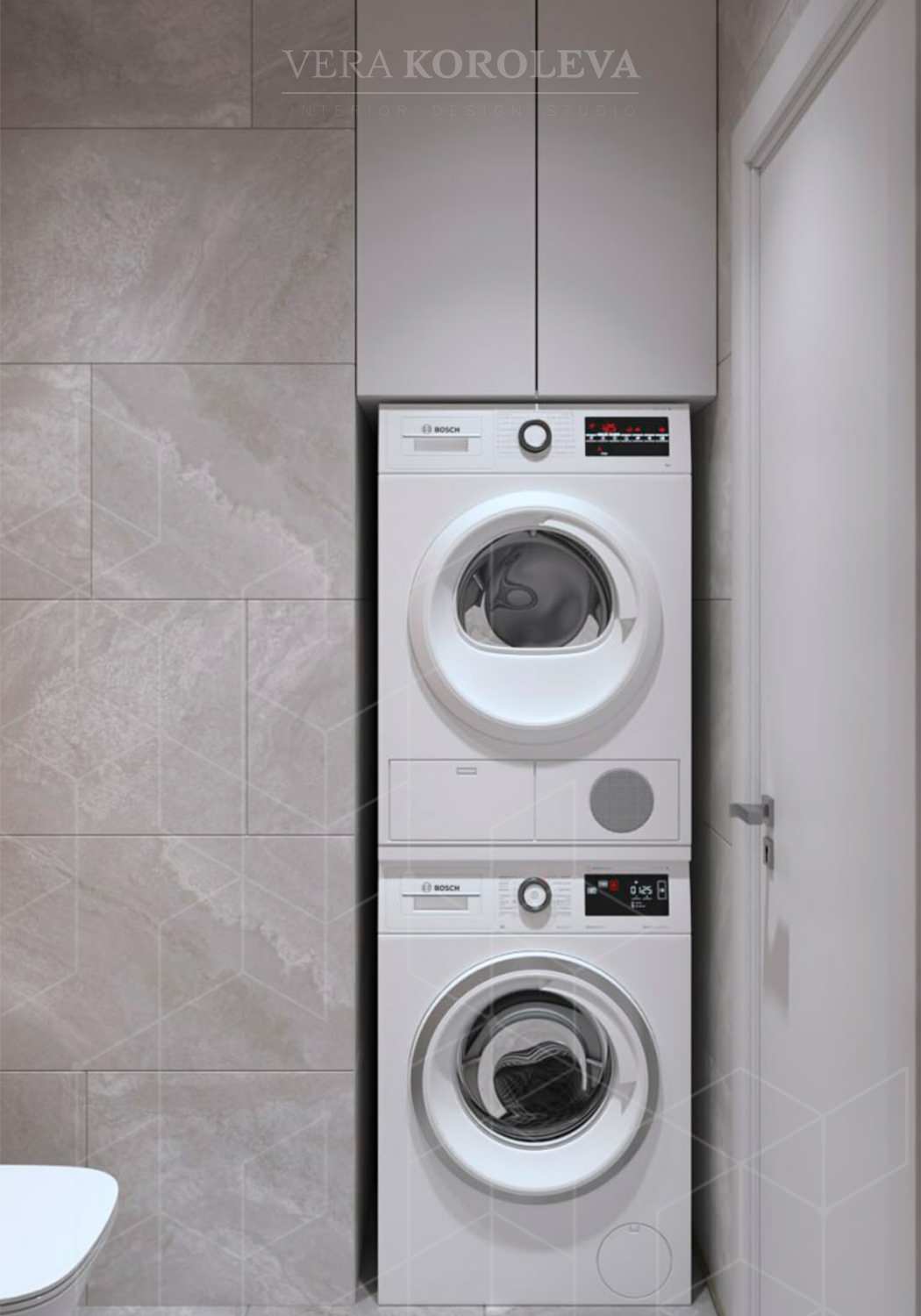 Дизайн-проект двухкомнатной  квартиры для семьи с детьми в ЖК "Модум"