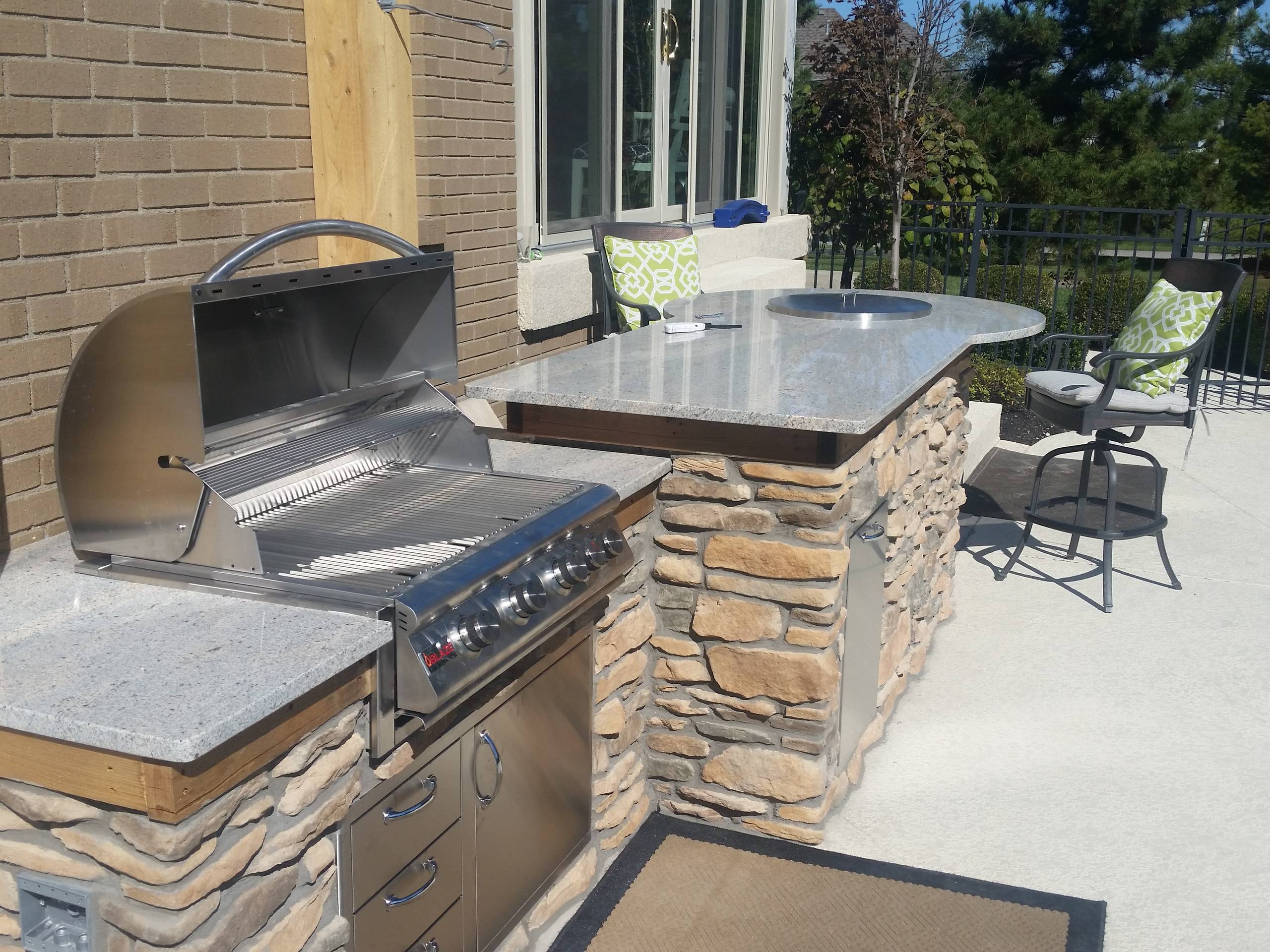 Mark Ballard outdoor kitchen