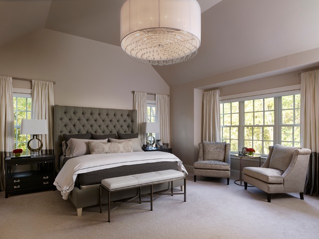 Napa ChicTransitional Master Bedroom  Transitional  Bedroom  Philadelphia  by Michelle 